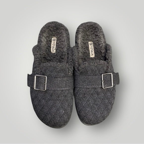 VIVAIA Round-Toe Wool Slippers (Hazel) Sz 8.5 - Picture 2 of 12